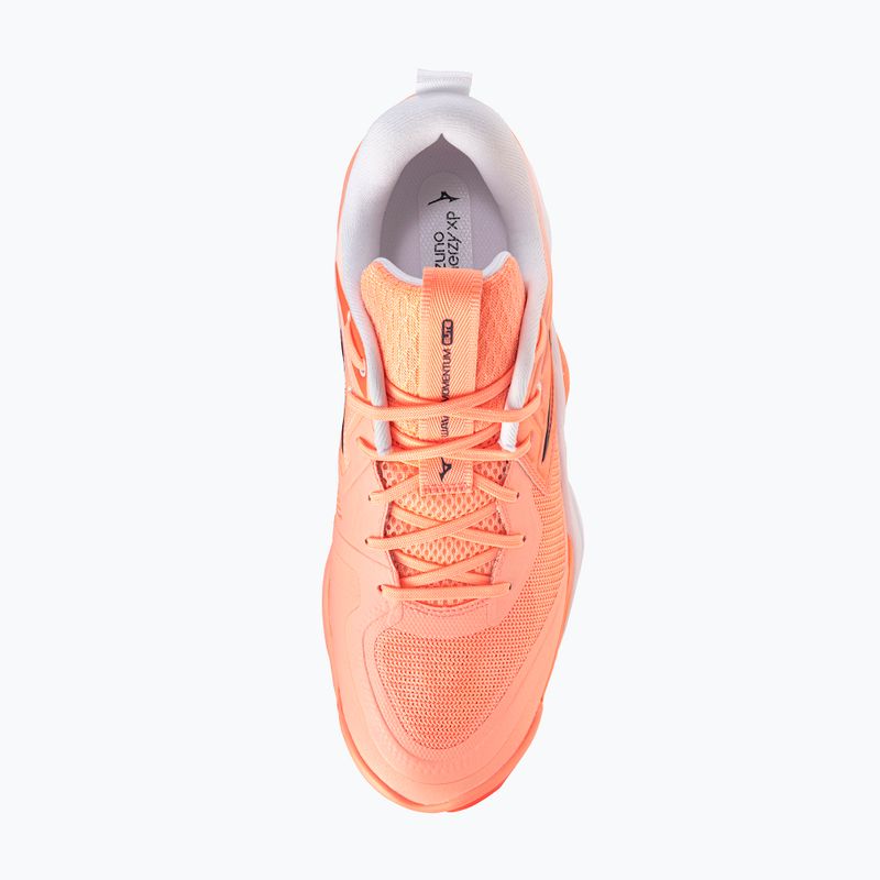 Buty do siatkówki Mizuno Wave Momentum Elite flamingo coral/lava orange/white 5
