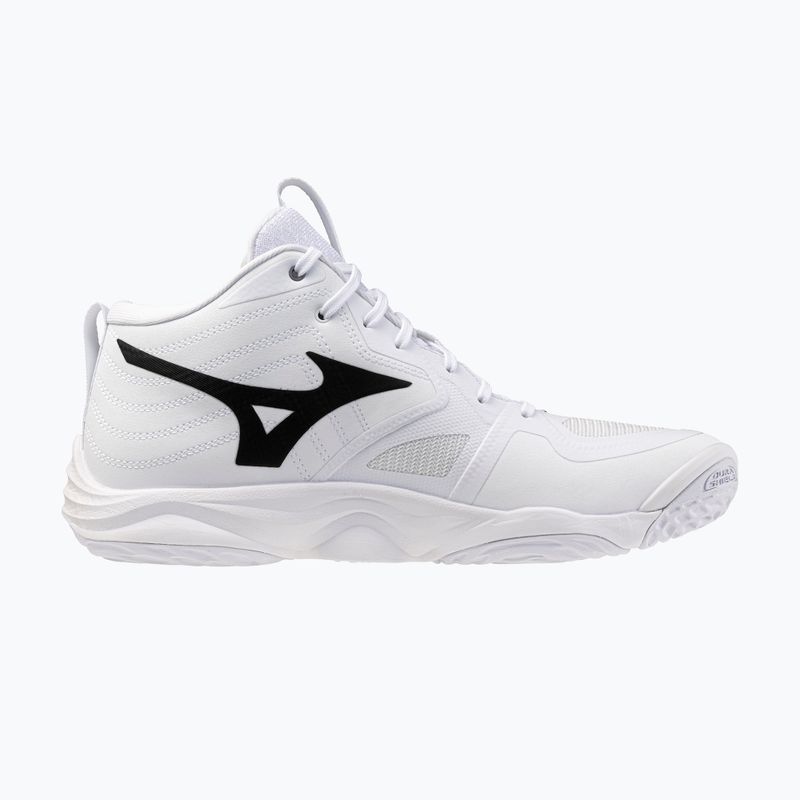 Buty do siatkówki Mizuno Wave Momentum Elite Mid white/metallic gray/black 2