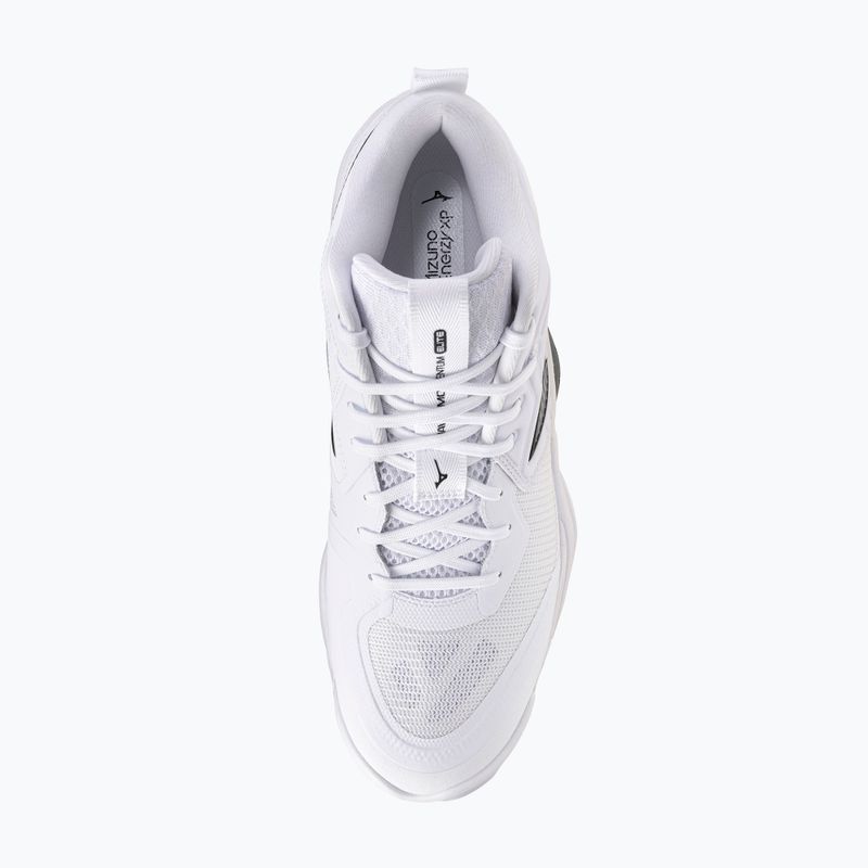 Buty do siatkówki Mizuno Wave Momentum Elite Mid white/metallic gray/black 5