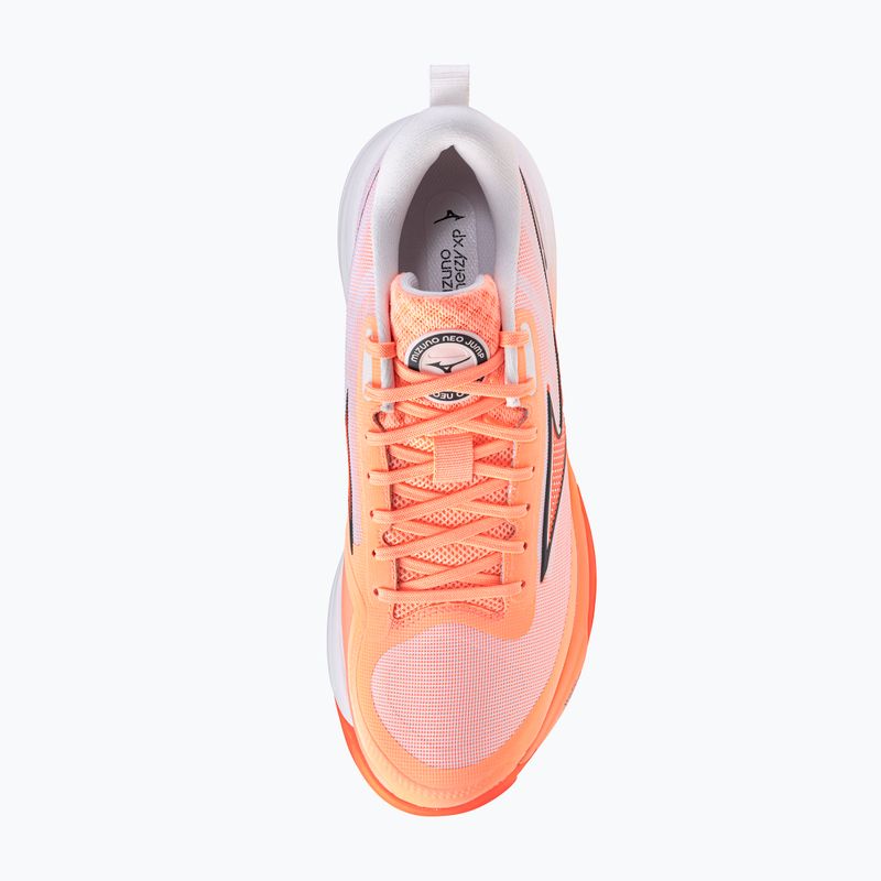 Buty do siatkówki Mizuno Neo Jump flamingo coral/lava orange/white 5