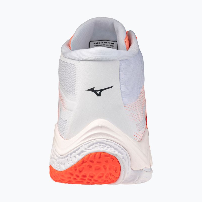 Buty do siatkówki Mizuno Wave Lightning Elite Mid Flamingo Coral/Lava Orange/White 3