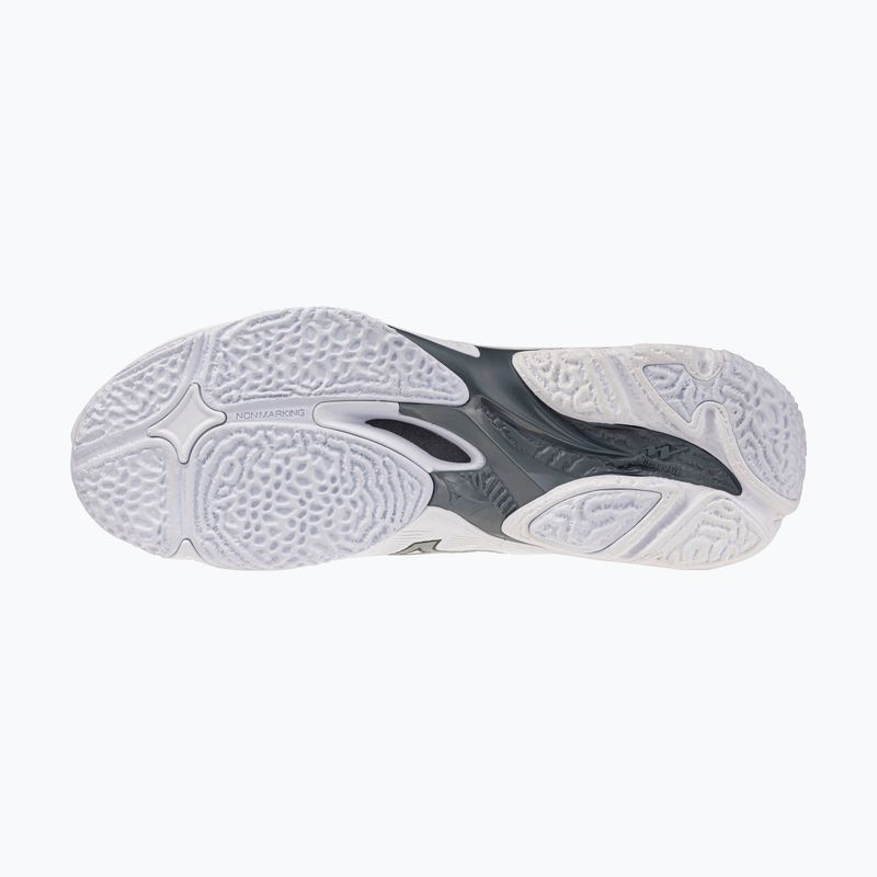 Buty do siatkówki Mizuno Wave Lightning Elite Mid White/Ultimate Gray/Black 4