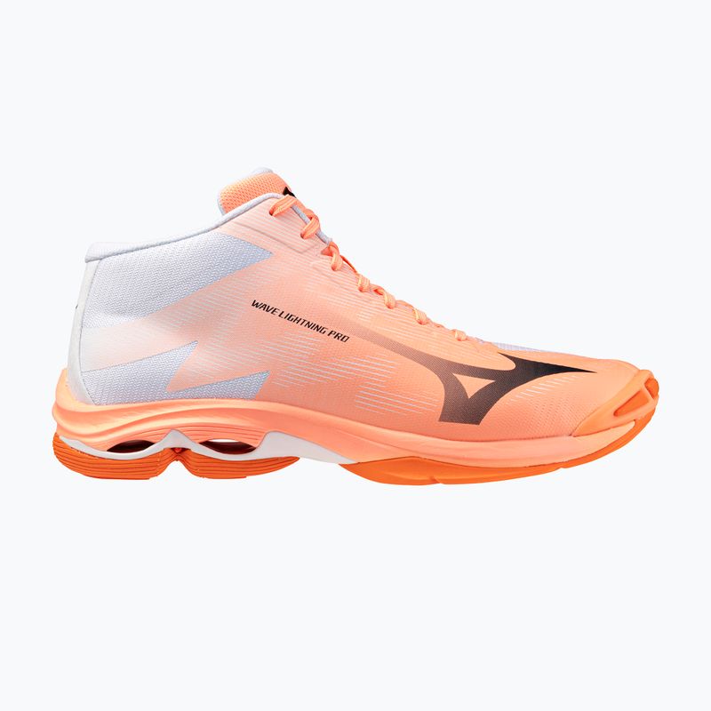 Buty do siatkówki Mizuno Wave Lightning Pro Mid flamingo coral/carbon/white