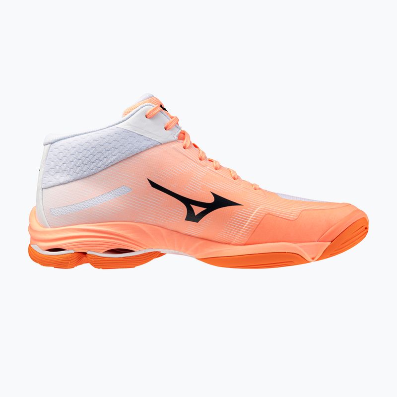 Buty do siatkówki Mizuno Wave Lightning Pro Mid flamingo coral/carbon/white 2