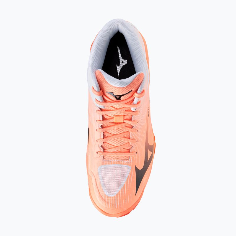 Buty do siatkówki Mizuno Wave Lightning Pro Mid flamingo coral/carbon/white 4