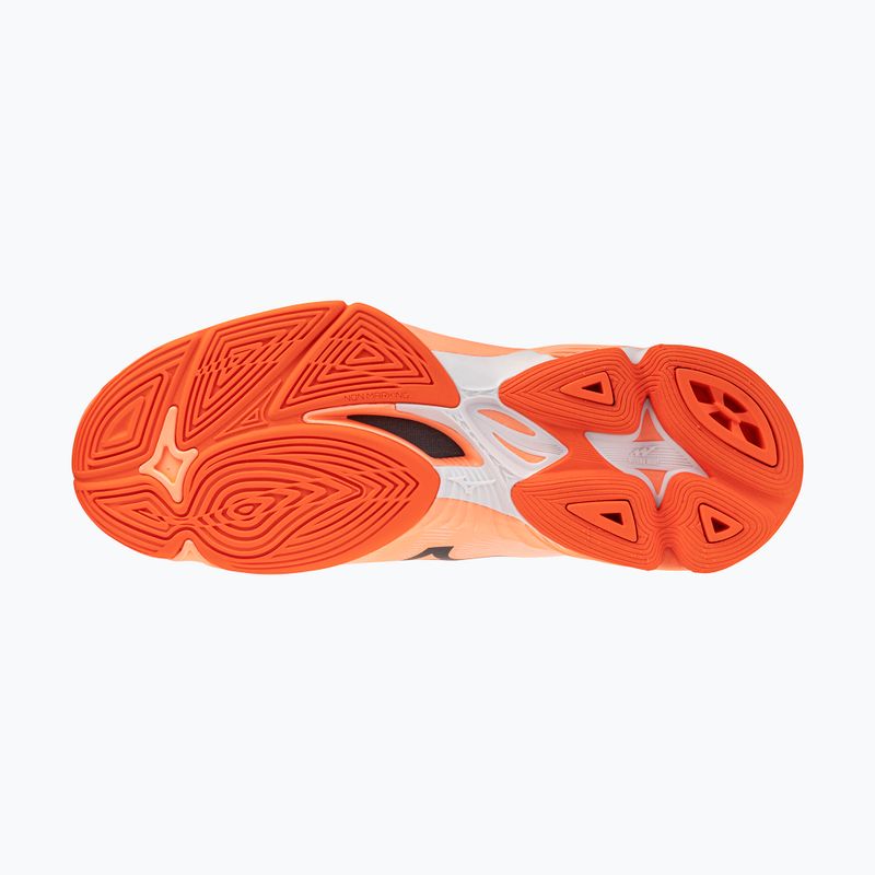 Buty do siatkówki Mizuno Wave Lightning Pro Mid flamingo coral/carbon/white 5