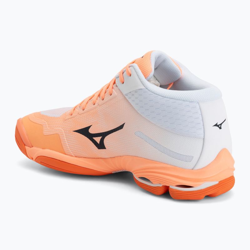 Buty do siatkówki Mizuno Wave Lightning Pro Mid flamingo coral/carbon/white 3