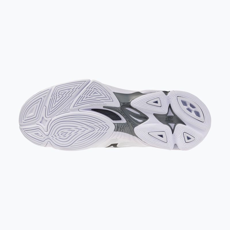 Buty do siatkówki Mizuno Wave Lightning Pro Mid white/black/ultimate gray 4