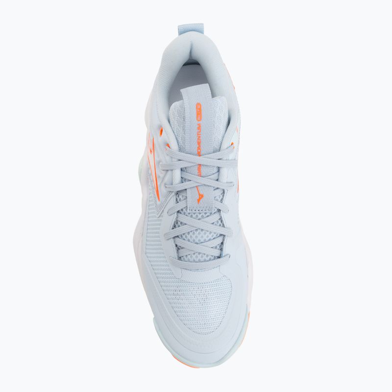 Buty do siatkówki damskie Mizuno Wave Momentum Elite blue finch/white/lava orange 5