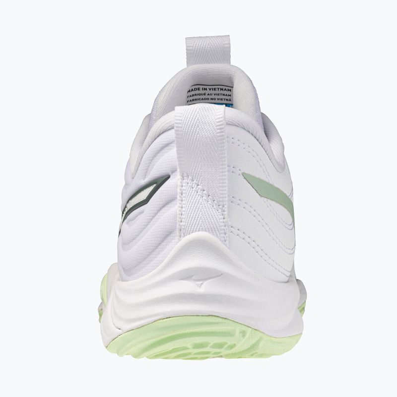 Buty do siatkówki damskie Mizuno Wave Momentum Elite white/balsam green/ambrosia 3