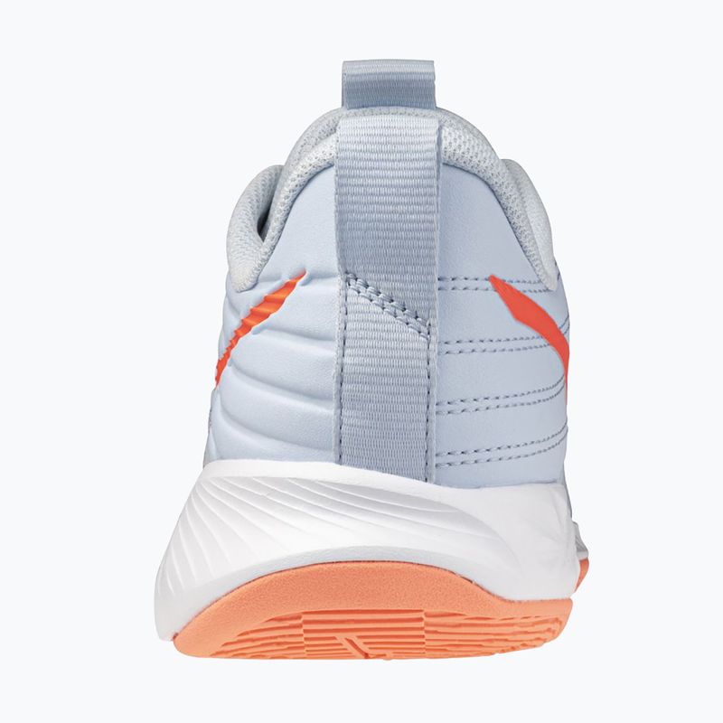 Buty do siatkówki damskie Mizuno Wave Momentum Pro blue finch/lava orange/flamingo coral 3