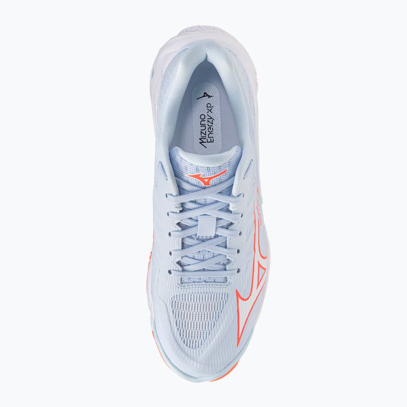 Buty do siatkówki damskie Mizuno Wave Lightning Elite blue finch/white/lava orange 5