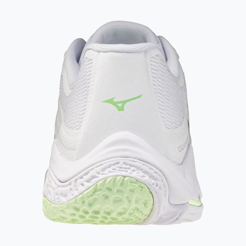 Buty do siatkówki damskie Mizuno Wave Lightning Elite white/balsam green/ambrosia 3