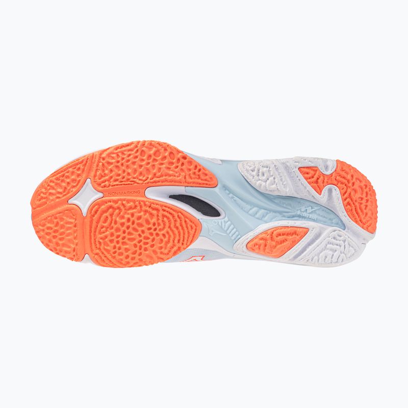 Buty do siatkówki damskie Mizuno Wave Lightning Elite Mid blue finch/whitelava orange 4
