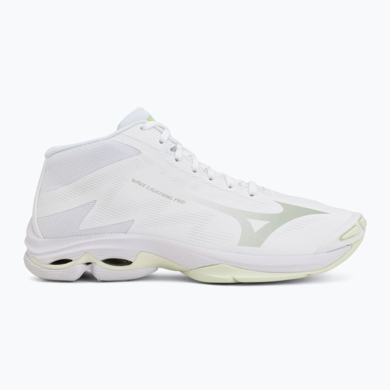 Buty do siatkówki damskie Mizuno Wave Lightning Pro Mid white/aqua gray/ambrosia 2
