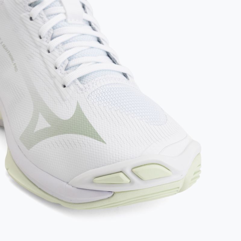 Buty do siatkówki damskie Mizuno Wave Lightning Pro Mid white/aqua gray/ambrosia 7