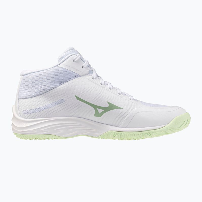 Buty do siatkówki damskie Mizuno Lightning Select Mid white/aqua gray/ambrosia 2