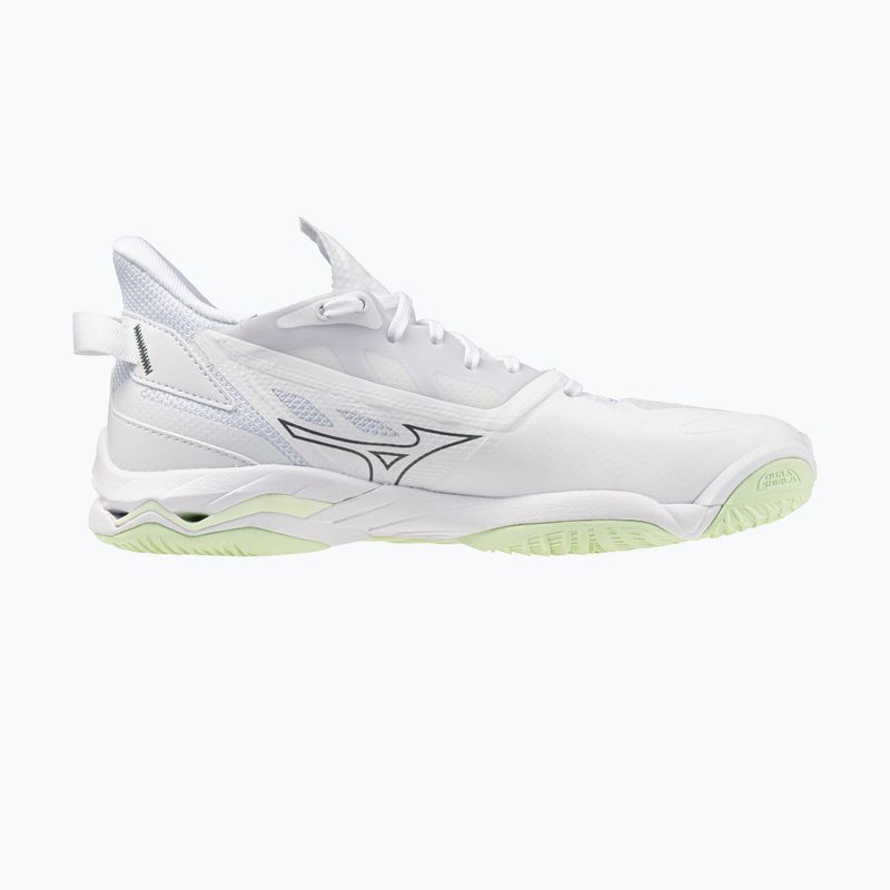 Buty do piłki ręcznej damskie Mizuno Wave Mirage 5 white/balsam green 2