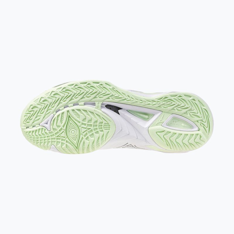 Buty do piłki ręcznej damskie Mizuno Wave Mirage 5 white/balsam green 4