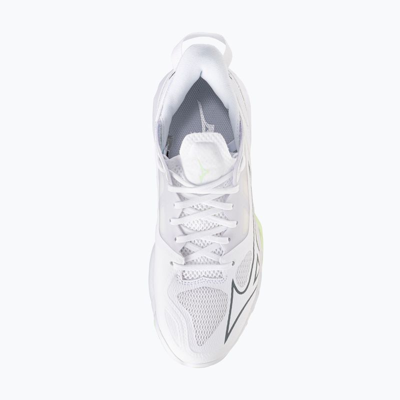 Buty do piłki ręcznej damskie Mizuno Wave Mirage 5 white/balsam green 5