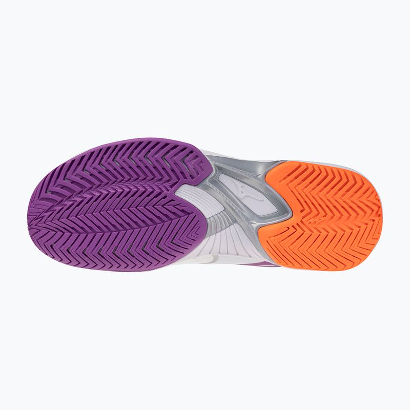 Buty do tenisa damskie Mizuno Wave Exceed Court AC white/dahlia/lava orange 4