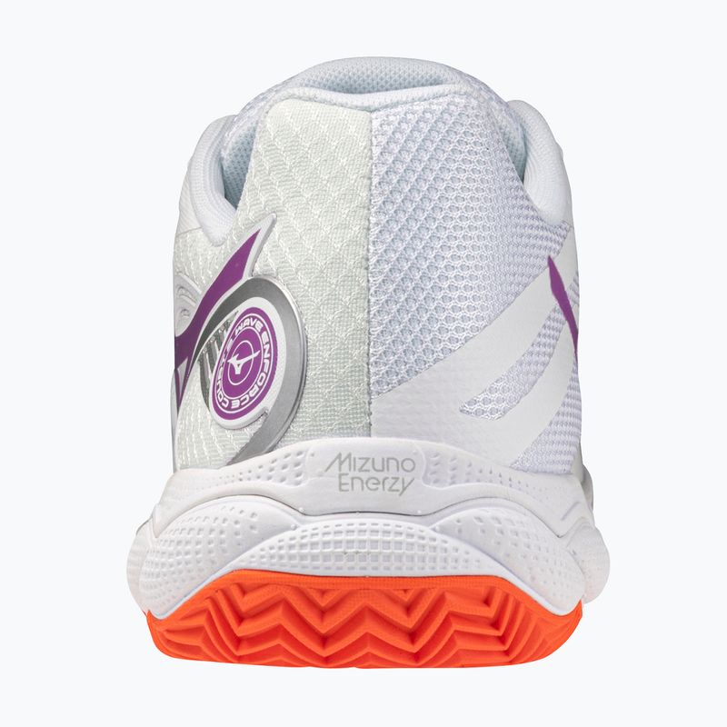 Buty do tenisa damskie Mizuno Wave Enforce Court 2 CC white/dahlia/sunstone 3
