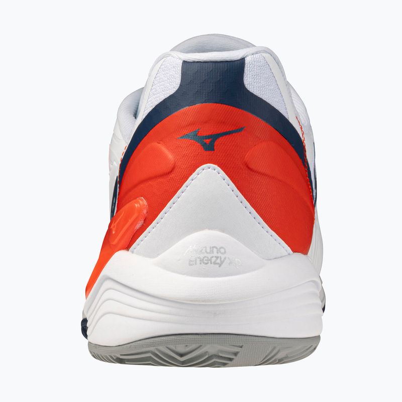 Buty do tenisa męskie Mizuno Neo Ace CC white/insignia blue/orange 3
