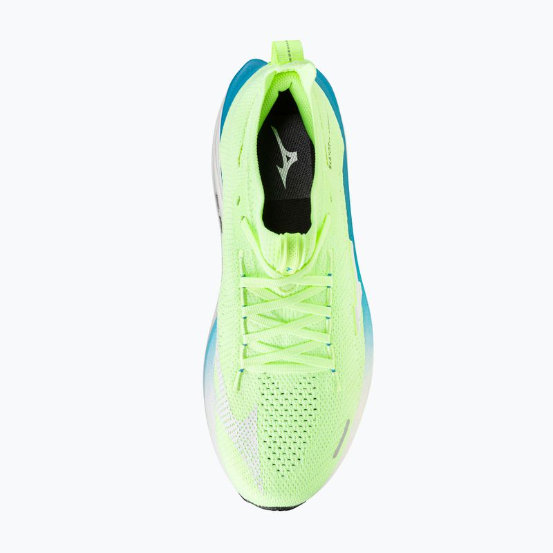 Buty do biegania męskie Mizuno Neo Vista 3 lime pulp/white/blue jewel 5