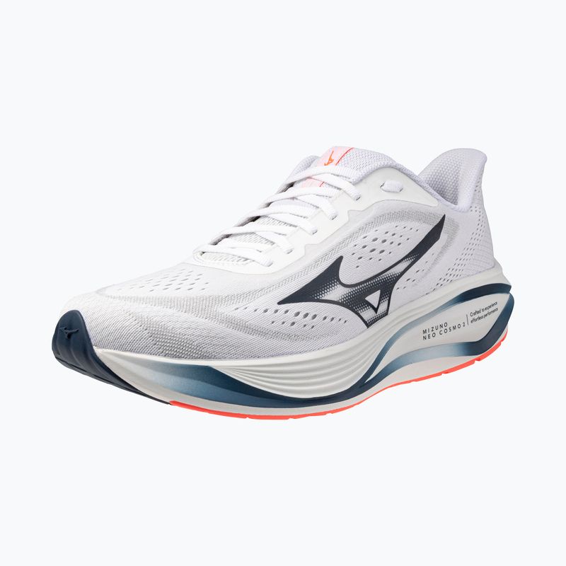 Buty do biegania męskie Mizuno Neo Cosmo 2 white/dress blues/neon flame 3