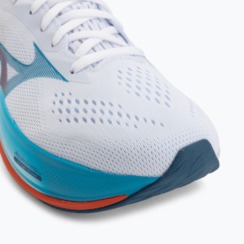 Buty do biegania męskie Mizuno Wave Rider 30 white/blue jewel/orange 7