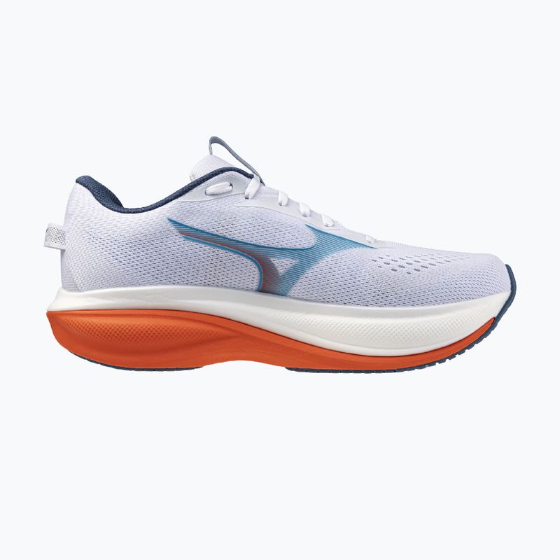 Buty do biegania męskie Mizuno Wave Rider 30 white/blue jewel/orange 2
