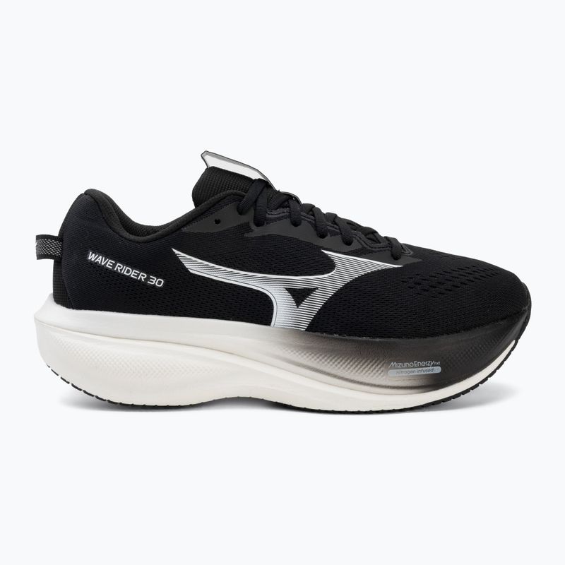 Buty do biegania męskie Mizuno Wave Rider 30 2E black/white 2