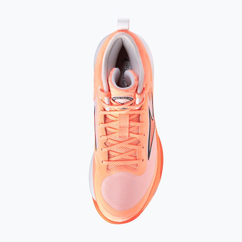 Buty do siatkówki Mizuno Neo Jump Mid flamingo coral/lava orange/white 5