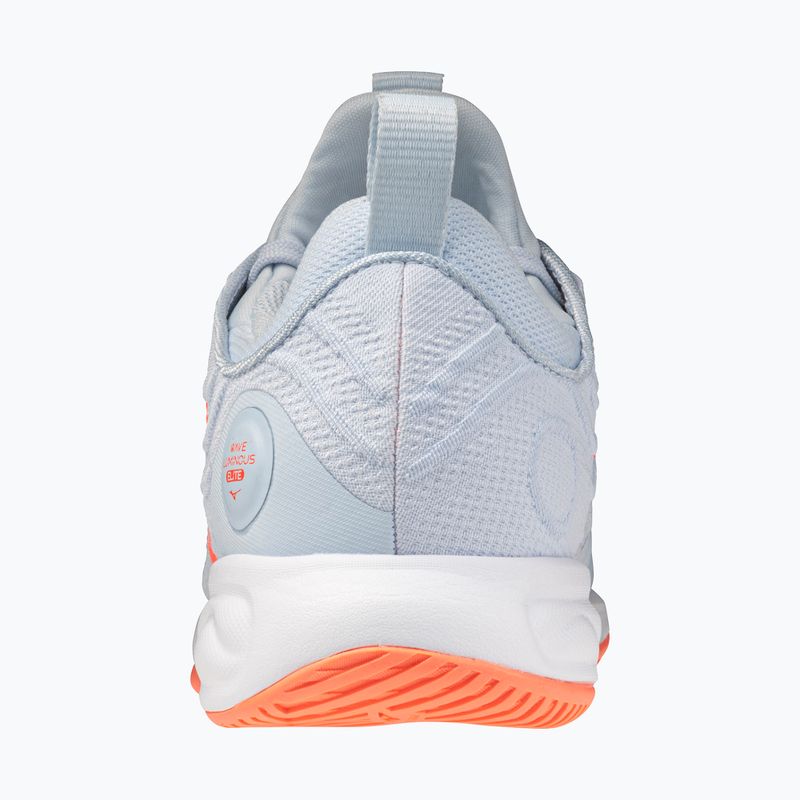 Buty do siatkówki damskie Mizuno Wave Luminous Elite blue finch/lava orange/flamingo coral 3