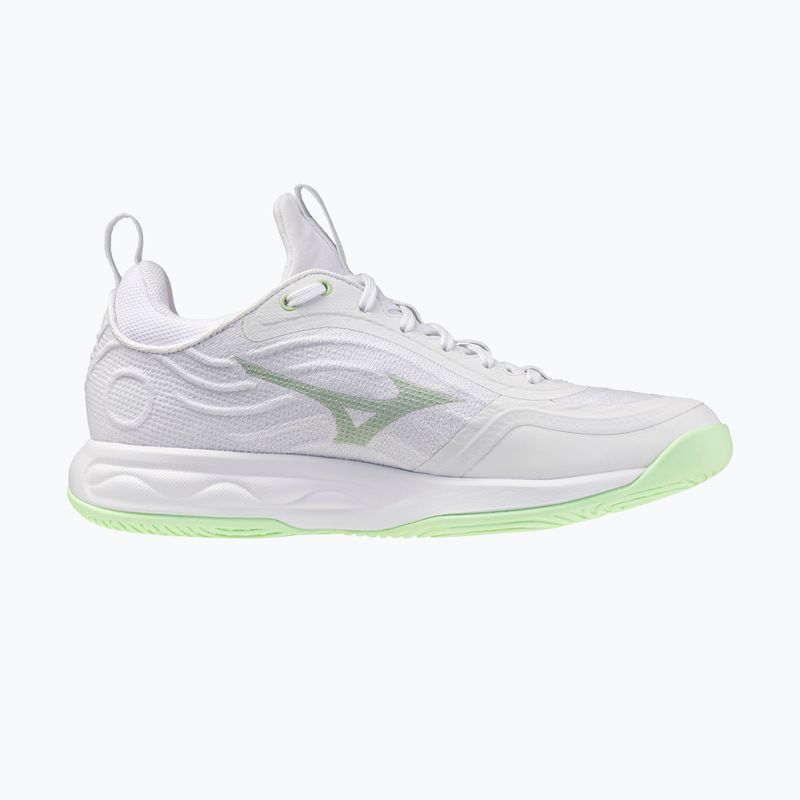 Buty do siatkówki damskie Mizuno Wave Luminous Elite white/aqua gray/ambrosia 2