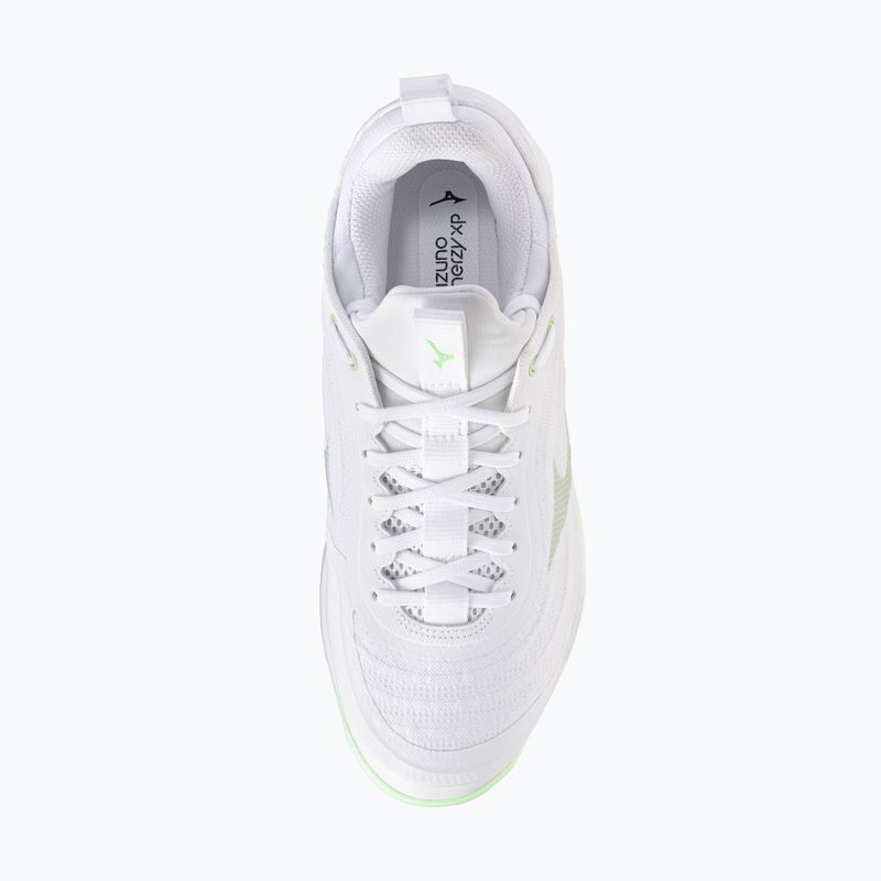 Buty do siatkówki damskie Mizuno Wave Luminous Elite white/aqua gray/ambrosia 5