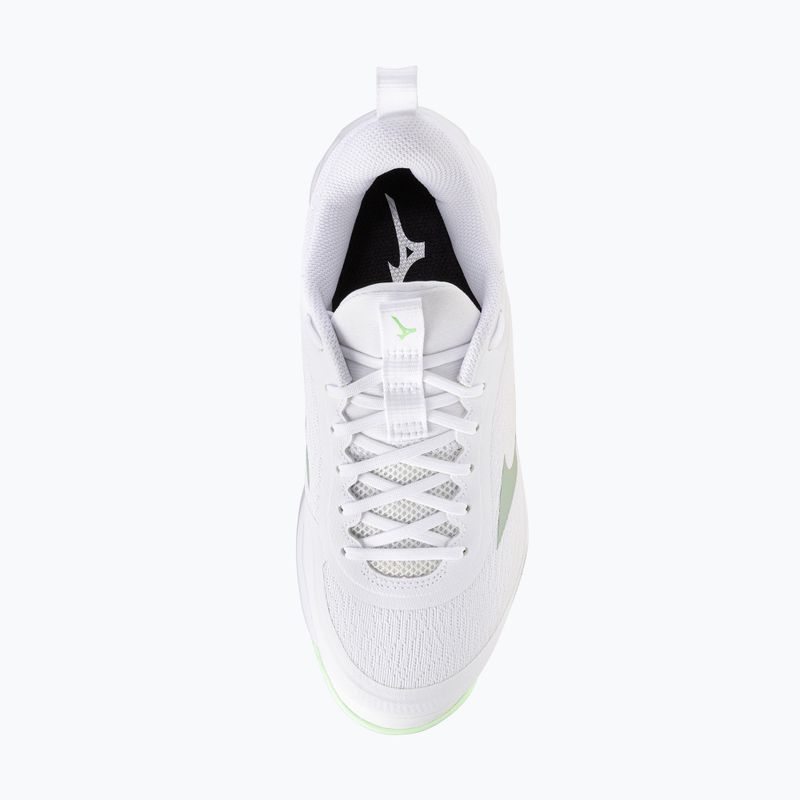 Buty do siatkówki damskie Mizuno Wave Luminous Pro white/aqua gray/ambrosia 5