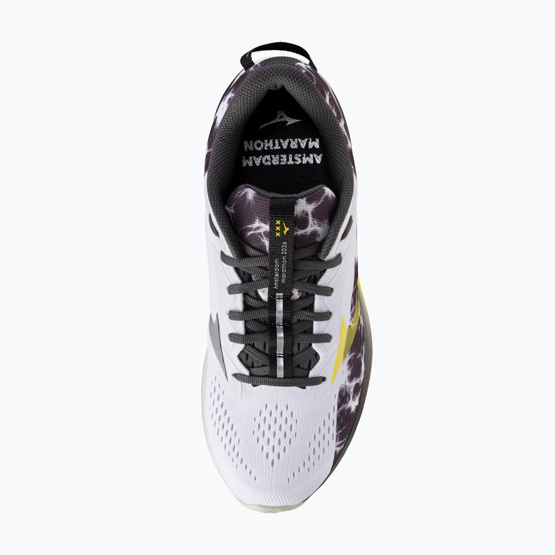 Buty do biegania męskie Mizuno Wave Rider 30 Amsterdam white/black 5