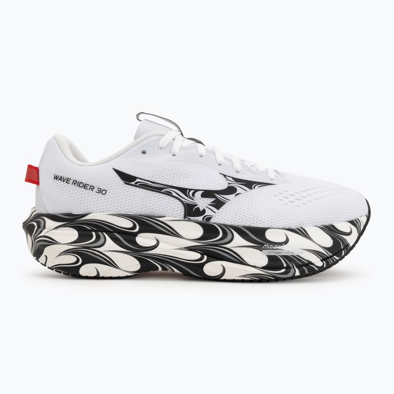 Buty do biegania męskie Mizuno Wave Rider 30 Disclosure white/black/high risk red 2