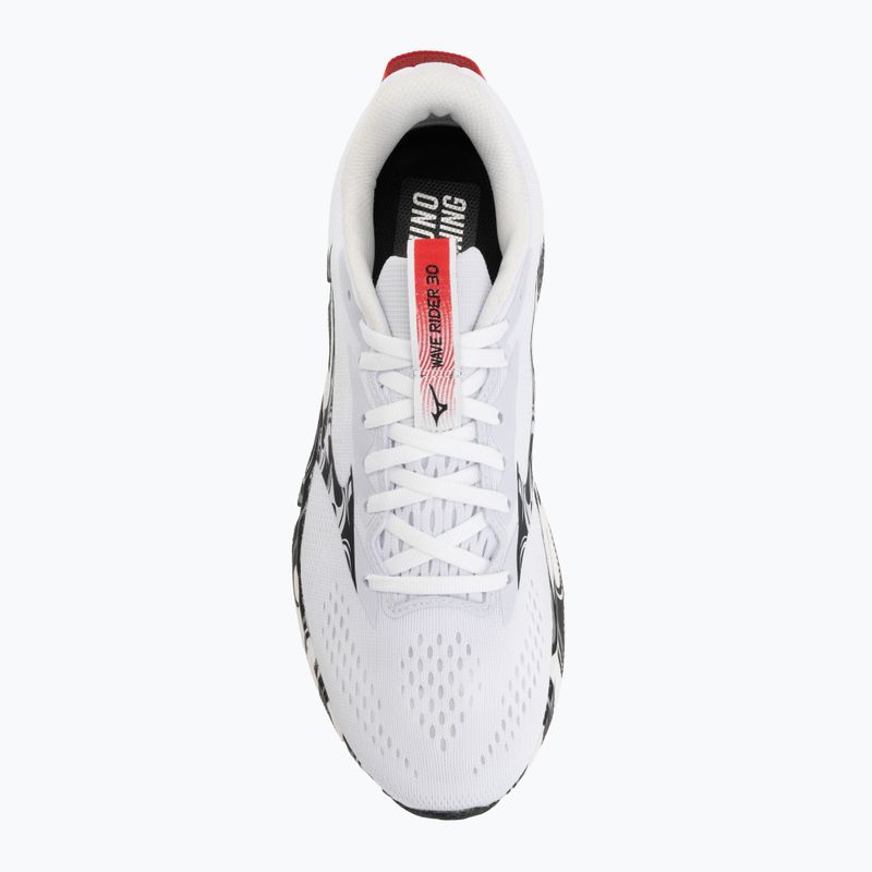 Buty do biegania męskie Mizuno Wave Rider 30 Disclosure white/black/high risk red 5