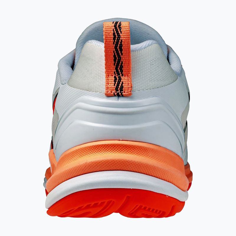 Buty do piłki ręcznej Mizuno Wave Stealth Elite white/lava orange 3