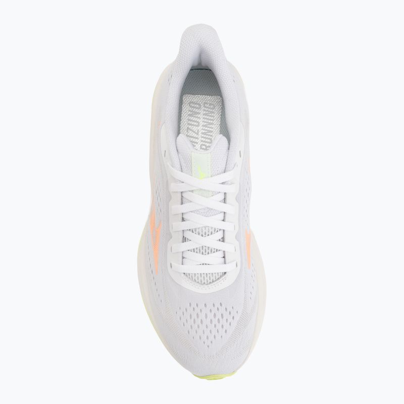 Buty do biegania damskie Mizuno Neo Cosmo 2 white/flamingo coral/lime pulp 5