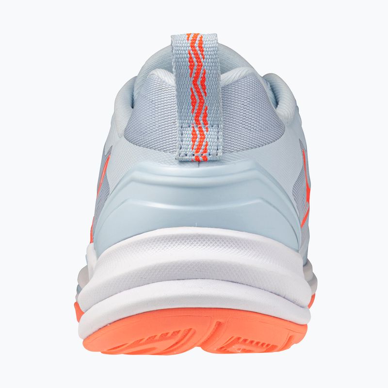 Buty do piłki ręcznej damskie Mizuno Wave Stealth Elite blue finch/white 3