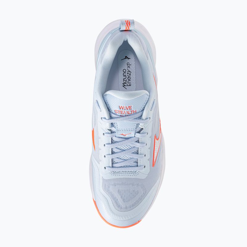 Buty do piłki ręcznej damskie Mizuno Wave Stealth Elite blue finch/white 5