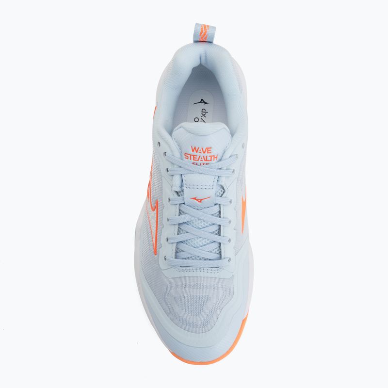 Buty do piłki ręcznej damskie Mizuno Wave Stealth Elite blue finch/white 5
