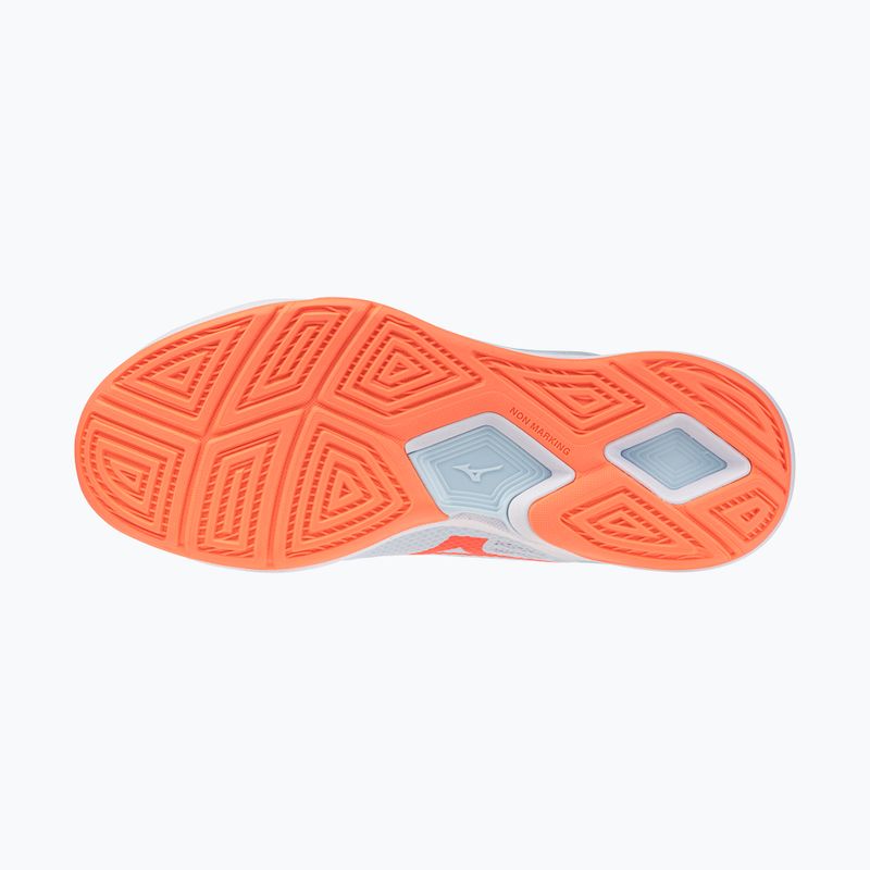 Buty do piłki ręcznej damskie Mizuno Wave Stealth Pro blue finch/lava orange 10