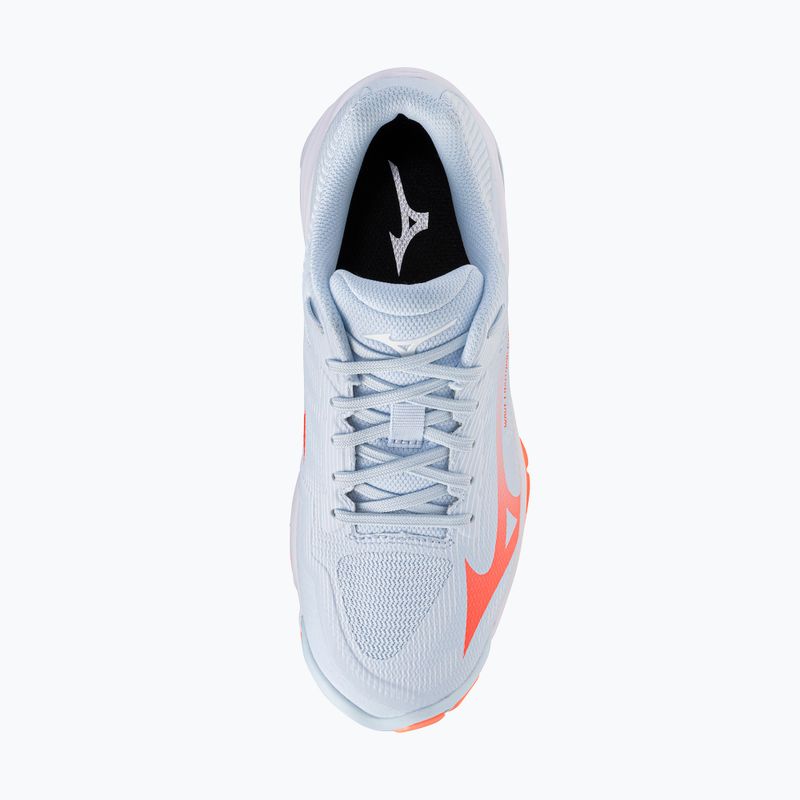 Buty do siatkówki damskie Mizuno Wave Lightning Pro blue finch/lava orange/flamingo coral 5