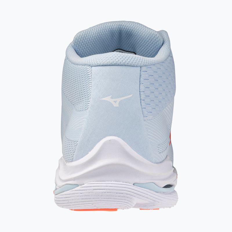 Buty do siatkówki damskie Mizuno Wave Lightning Pro Mid blue finch/lava orange/flamingo coral 3