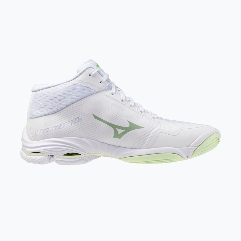 Buty do siatkówki damskie Mizuno Wave Lightning Pro Mid white/aqua gray/ambrosia 2
