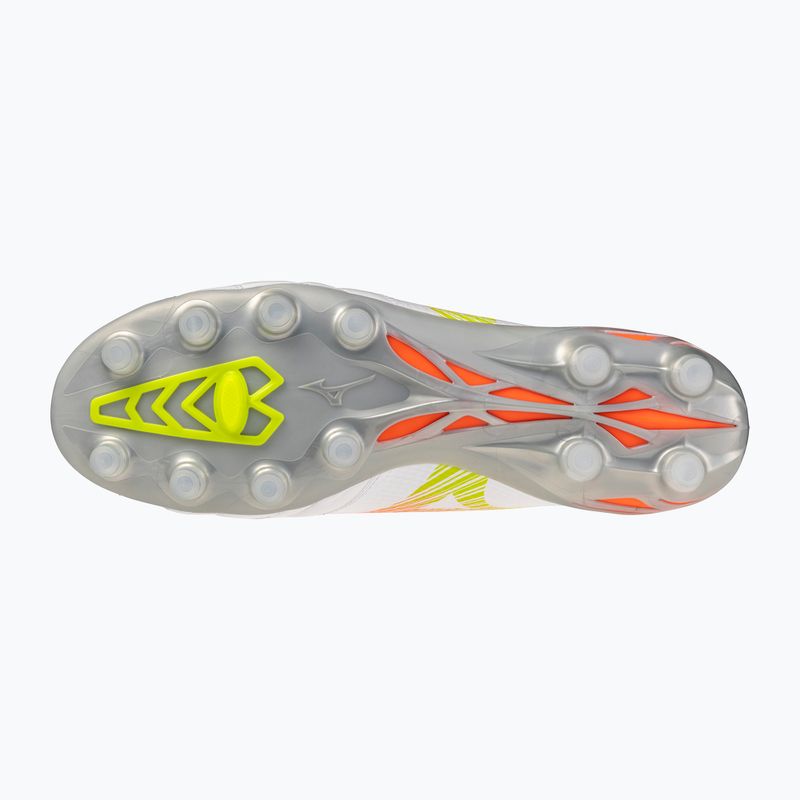 Buty piłkarskie Mizuno Morelia Neo V β Pro FG white/lava orange/evening primrose 2